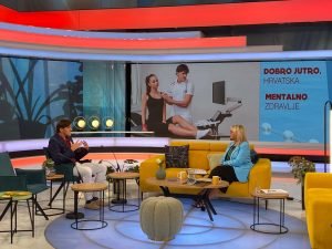 Studio emisije Dobro jutro, Hrvatska s gostima na kauču